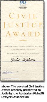 The Civil Justice Award