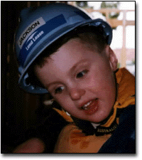 Jackson with a Hard Hat on